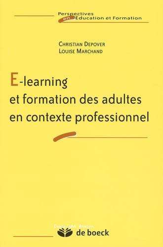 E-learning et formation des adultes en contexte professionnel