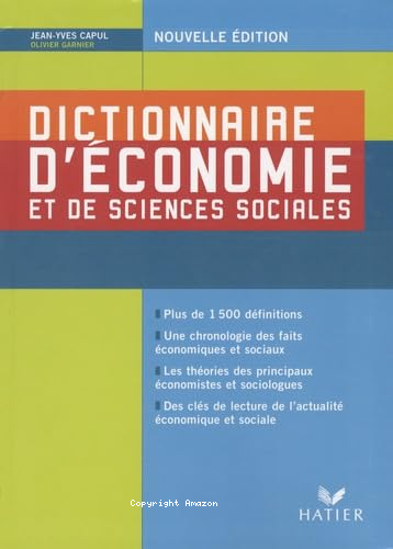 Dictionnaire d'économie et de sciences sociales