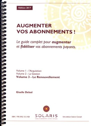 Augmenter vos abonnements ! 