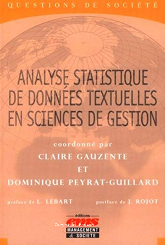 Analyse statistique de données textuelles en sciences de gestion