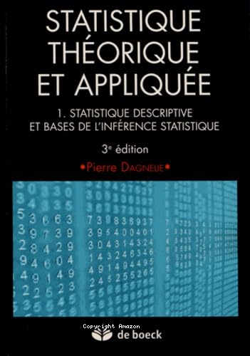 Statistique théorique et appliquée