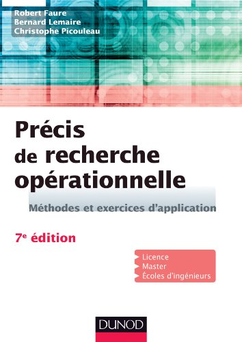 Précis de recherche opérationnelle