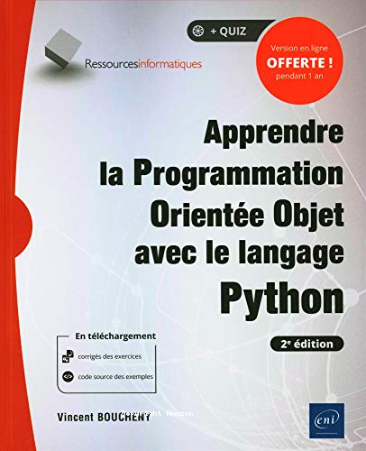 Apprendre la programmation orientée objet avec le langage Python