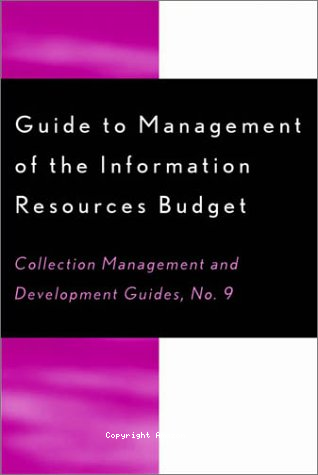 Guide to the management of the information resources budget