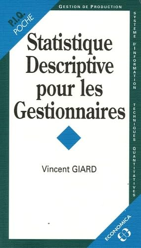 Statistique descriptive pour les gestionnaires