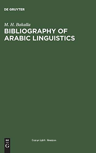 Bibliography of Arabic linguistic