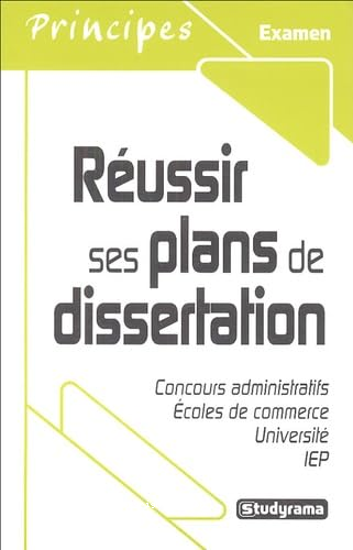 Réussir ses plans de dissertation