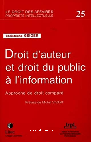 Droit d'auteur et droit du public à l'information 