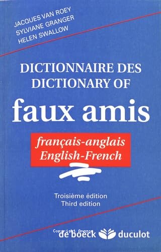 Dictionnaire des faux amis 