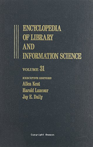Encyclopedia of library and information science 