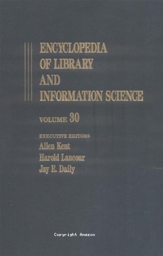 Encyclopedia of library and information science 
