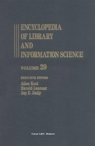 Encyclopedia of library and information science 