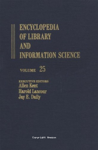 Encyclopedia of library and information science 