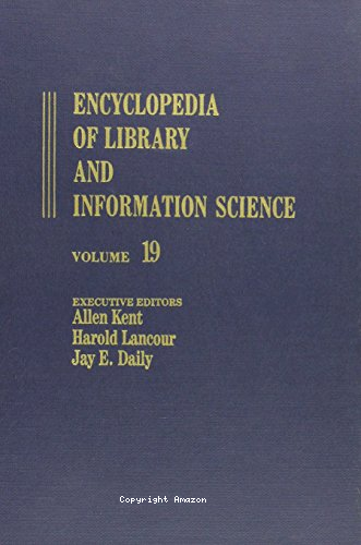 Encyclopedia of library and information science 