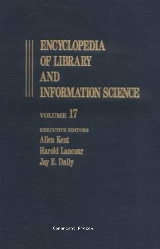 Encyclopedia of library and information science 