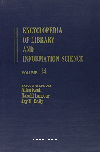 Encyclopedia of library and information science 