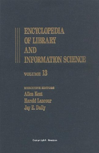 Encyclopedia of library and information science 