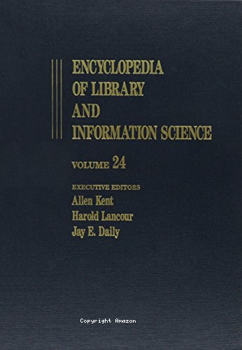 Encyclopedia of library and information science 