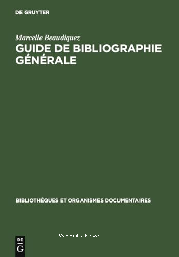 Guide de bibliographie générale 