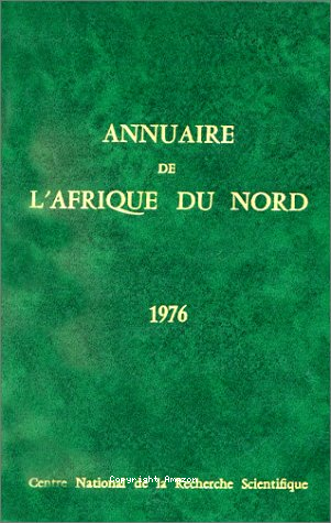 Annuaire de l'Afrique du Nord 