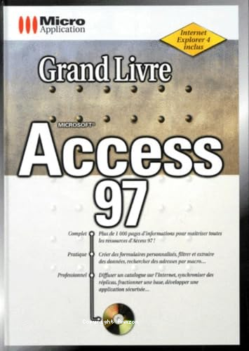 Grand livre microsoft Access 97