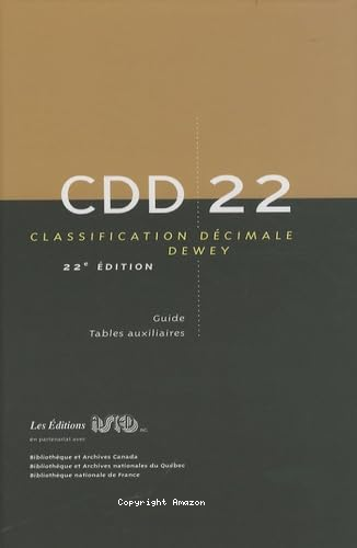 Classification décimale Dewey et index 