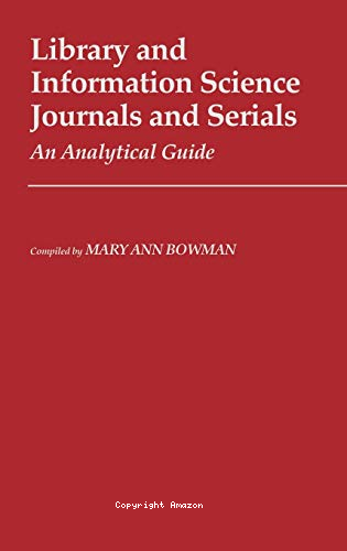 Library and information science journals and serials 