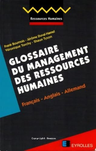 Glossaire du management des ressources humaines 