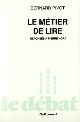 Le métier de lire 