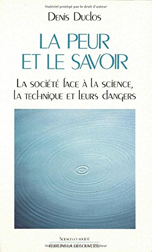 La peur et le savoir 