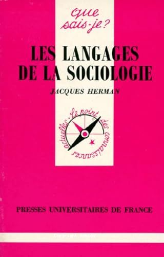 Les langages de la sociologie