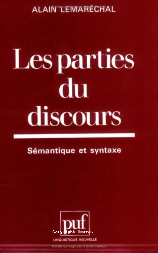 Les Parties du discours 