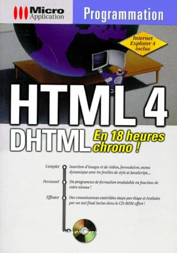 Programmation HTML 4 en 18 heures chrono !