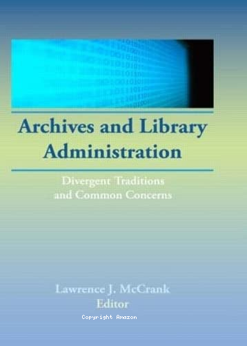 Archives and library administration 