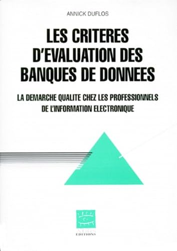 Les Critères d'évaluation des banques de données 