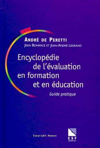 Encyclopédie de l'évaluation en formation et en éducation 