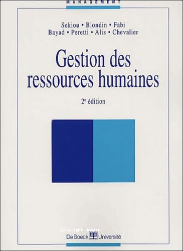 Gestion des ressources humaines