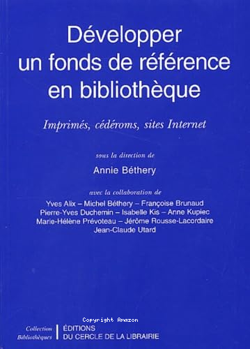 Développer un fonds de référence en bibliothèque 