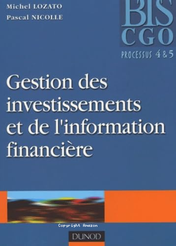 Gestion des investissements et de l'information financière 