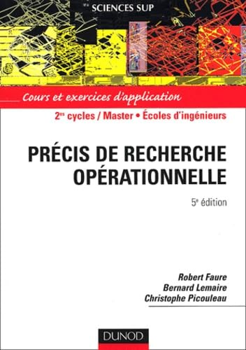 Précis de recherche opérationnelle 